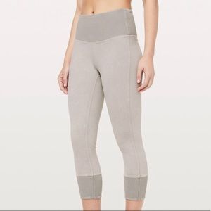 Lululemon Wunder Under Crob 23” Ribbed Tights